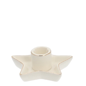 Kerst Kandelaar ster d10.5*3.5cm