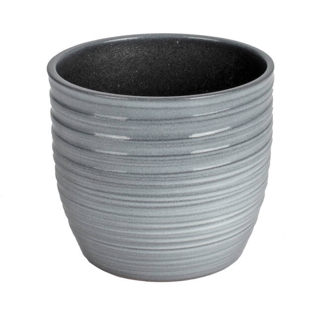 Pot Bergamo Ceramics Ø13xH12cm grey