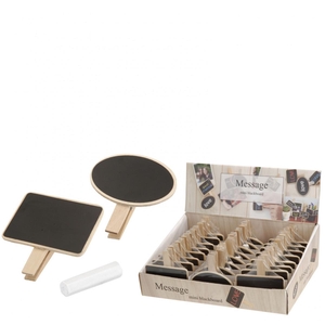 Decoratie Knijper krijtbord 7cm