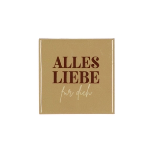 Tile Alles Liebe Beige 10x10x1cm Nm