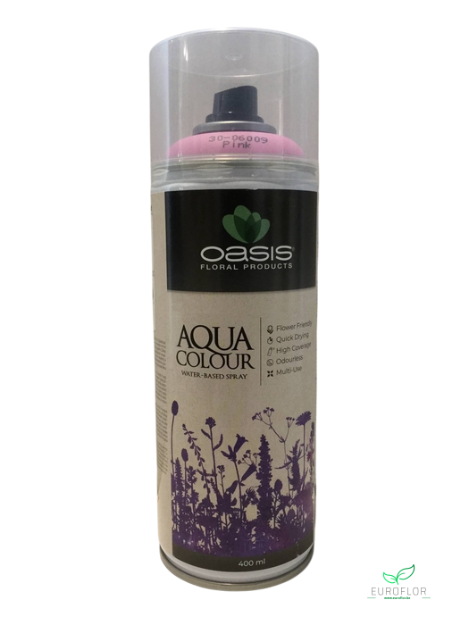 FLORALIFE AQUA COLORS SPRAY 400ML PINK