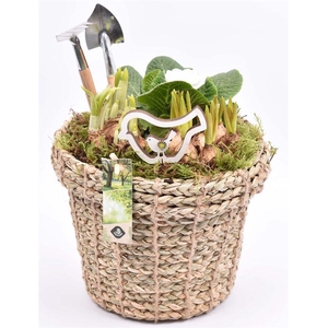 Touwmand met rand 17cm