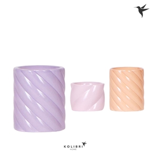 Kolibri Home Candy pot pink mix