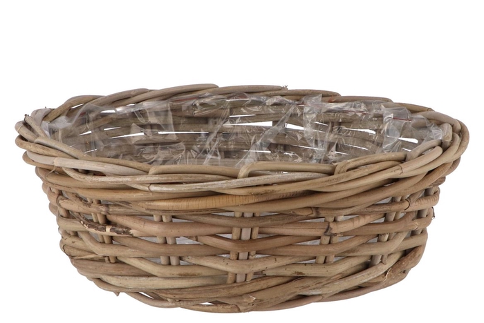 <h4>Rattan Ivy Basket Low 40x13cm</h4>