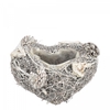 Valentijn Twijg planter hart d20*7cm