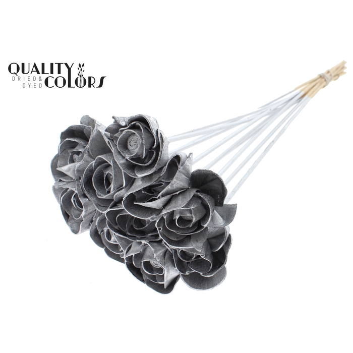 <h4>Shola Dear Holly 6cm on stem Silver</h4>