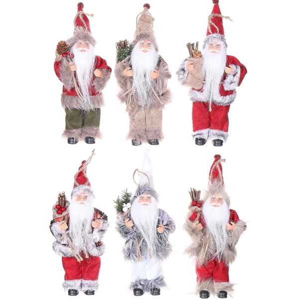 <h4>Santa standing 20cm 6ass</h4>