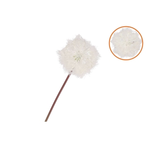 Silk Dandelion White 65cm