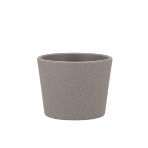 Ceramic Grey Structure Pot 11cm