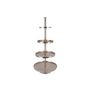 Storage Shelf Silver 56x56x125cm