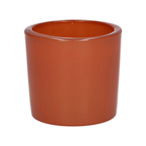 <h4>Candle holder Espen1 d6.5xh6 brown\\terra milky</h4>