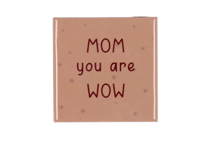 <h4>Tile Mom Pink 10x10x1cm</h4>