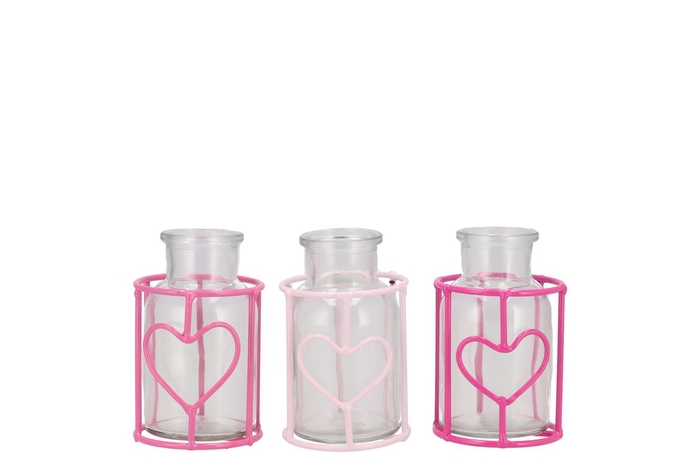 <h4>Polly Pink Mix Metal Rack Round Ass 7x8cm</h4>