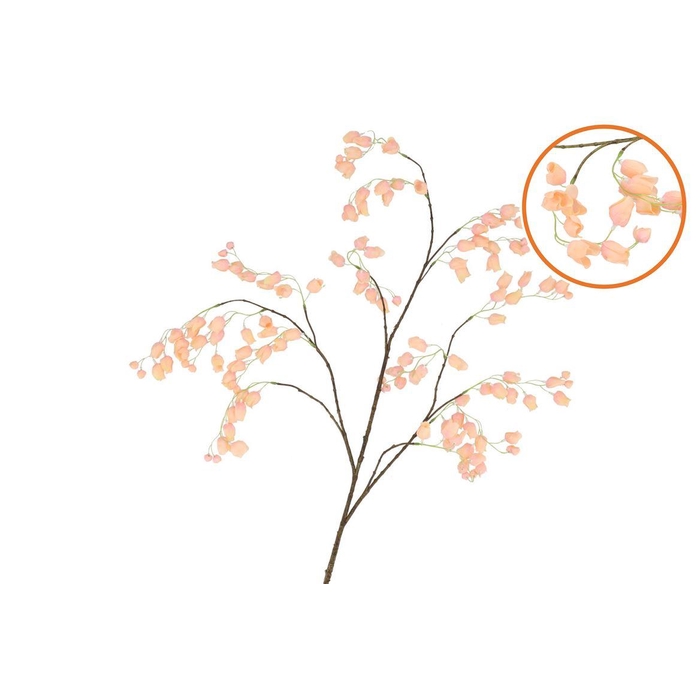 <h4>Silk Bellflower Salmon 130cm</h4>