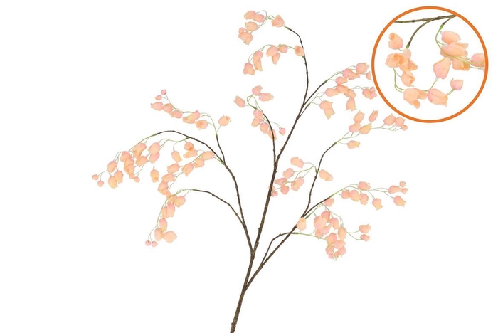 <h4>Silk Bellflower Salmon 130cm</h4>