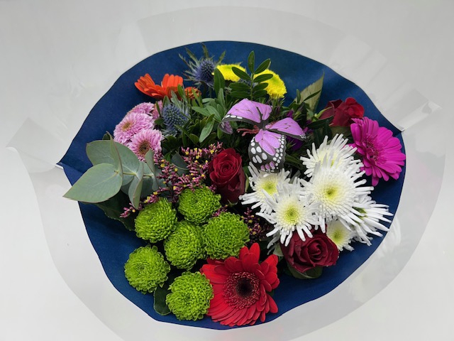 <h4>Boeket Biedermeier bont</h4>