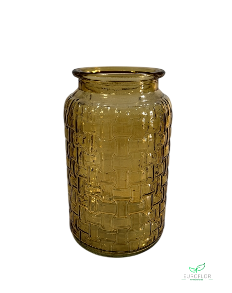 GLASS OCRE D11 H18,5