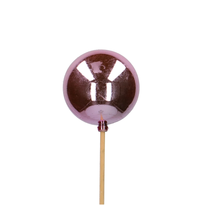 <h4>Kerst bijsteker 50cm Kerstbal d06cm glans</h4>