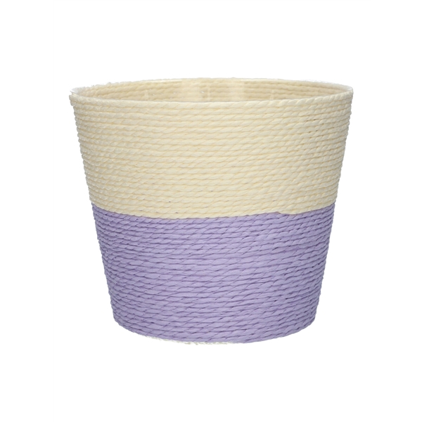 <h4>Basket Riley1 Duo d19xh16 cream\\lavender</h4>