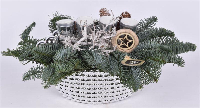 <h4>Keramiek boot zilver 30x13</h4>