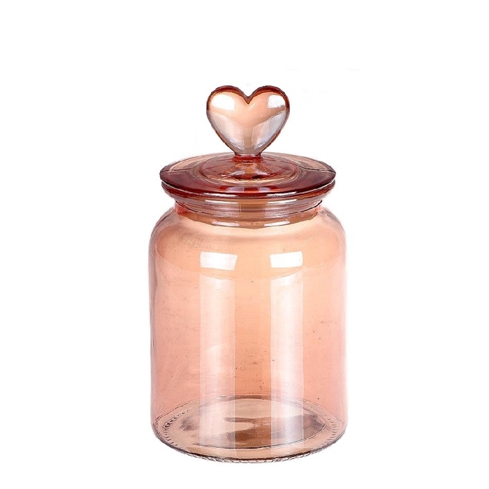 <h4>Moederdag Glas Pot Love 19.5*10.5cm</h4>