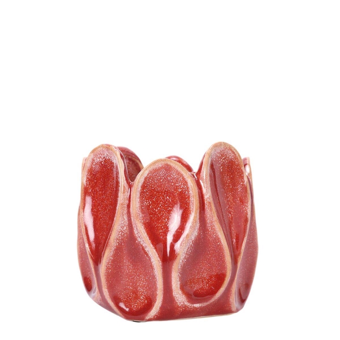 <h4>Keramiek Exclusief Amber pot d15*14cm</h4>