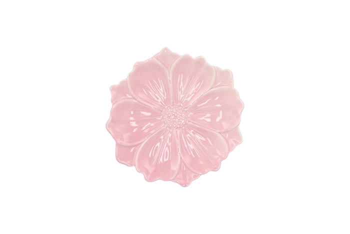 Bloom Cosmea Plate Light Pink 11x11x3cm