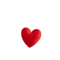 <h4>Bruiloft Deco hart satin 25mm x24</h4>