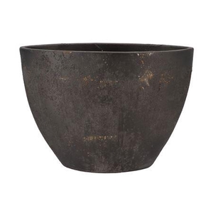 Bali Black Coal Bowl Ovl 39x19x27cm