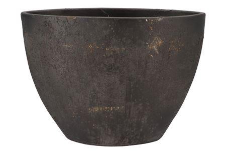 <h4>Bali Black Coal Bowl Ovl 39x19x27cm</h4>