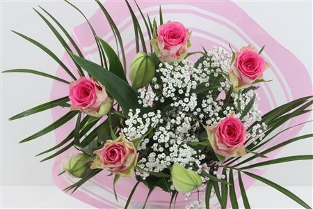 <h4>Boeket Joly Roze</h4>
