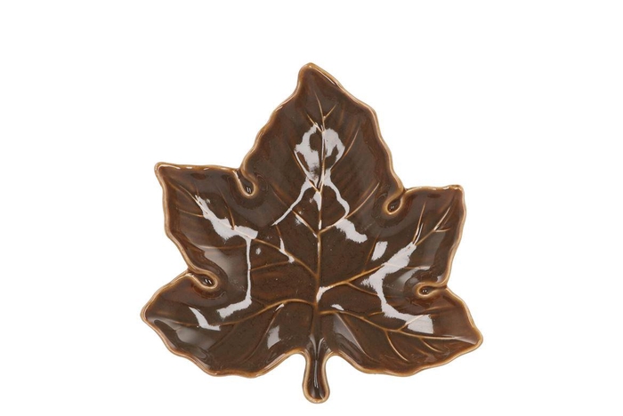 <h4>Leaf Maple Plate Olive 18x18x4cm Nm</h4>