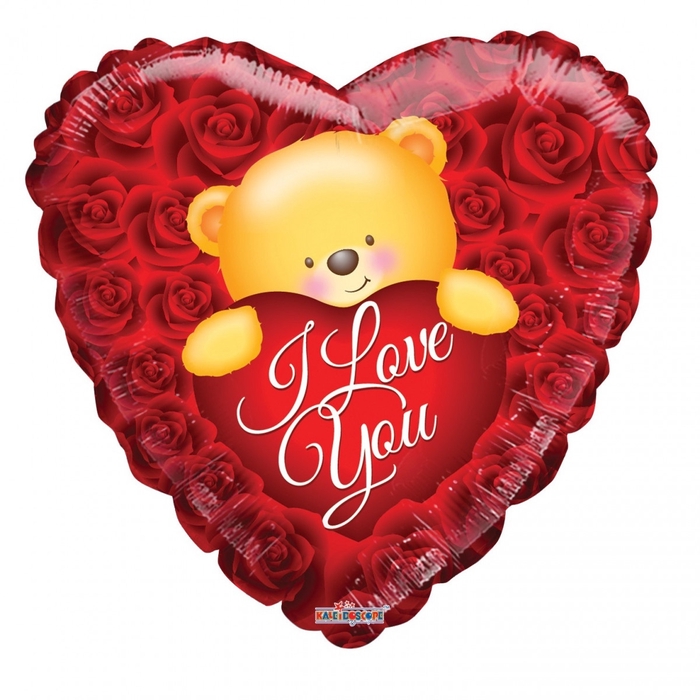 <h4>Liefde Ballon I Love You 45cm</h4>