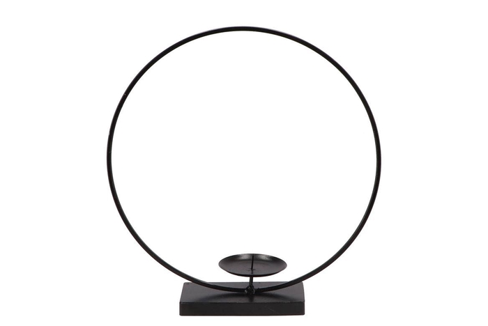 <h4>Metal Circle Stand Candle H. 30x33cm Nm</h4>