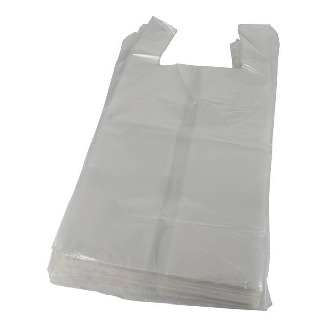 Plastic carrierbag 37/17x70cm 50mu transp.