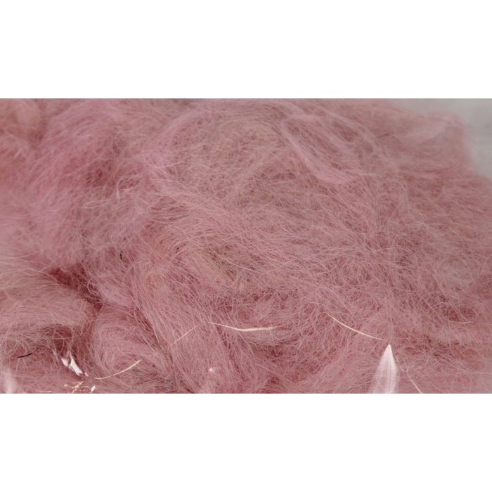 <h4>Fuzzy fibre 250 gram in poly Light Pink</h4>