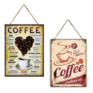 Wall Hanger 30x40cm Metal Coff