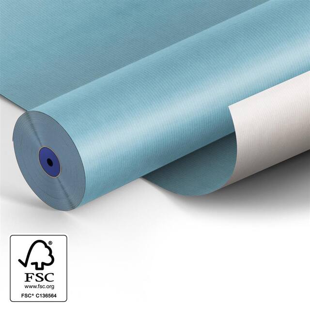 <h4>Papier: 60cm Starkraft wit 50gr Fond l.blauw 400m.</h4>