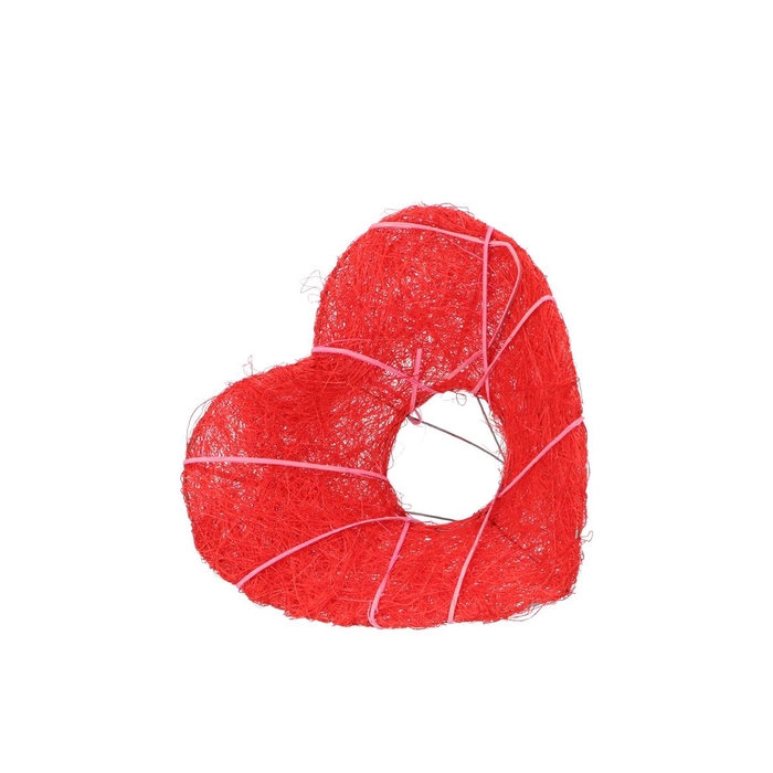 <h4>Bouqet Holder Heart Red 20cm</h4>