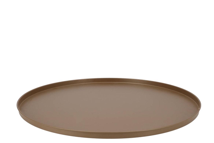 <h4>Coaster Dark Gold Tray Metal 56x2cm</h4>