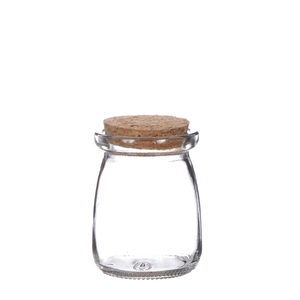 Glass Pot+cork d05.5*7.5cm