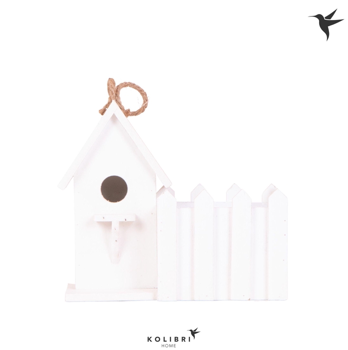<h4>Kolibri Home Birdhouse white</h4>