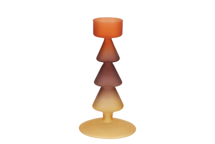 Nova Autumn Spices Candle Holder Tricolor 9x9x17cm