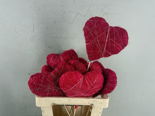<h4>Stick Heart Coco 17cm Red</h4>