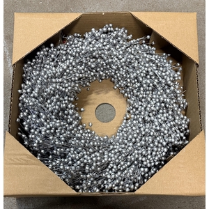 Dried wreath 'Flachs silver' - 30 cm