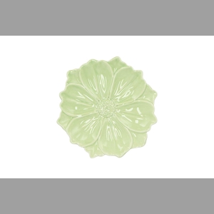Bloom Cosmea Plate Green 18x18x4cm Nm