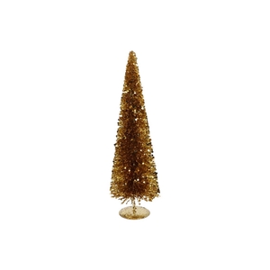 Sparkle Sequins Gold Tree 19x60cm Nm