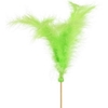 Pick Feathers 10cm+50cm stick light green