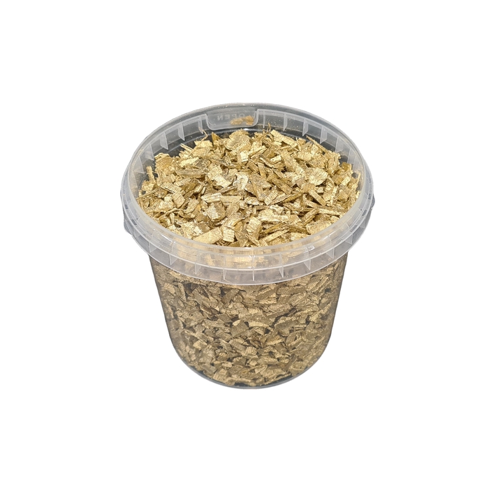 <h4>Wood chips 1 ltr bucket Gold</h4>