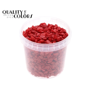 Rocks 1 ltr bucket Red